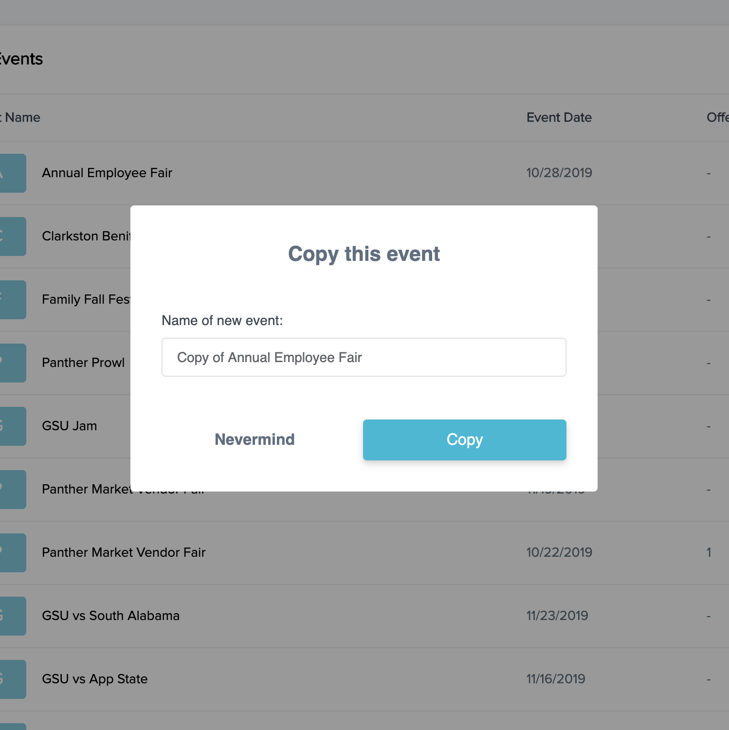 How To Duplicate Events